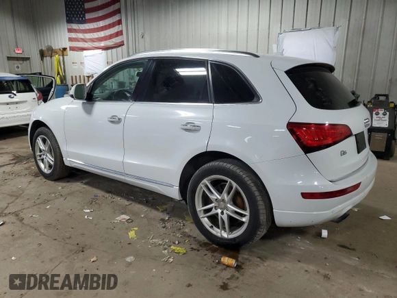 2015 Audi Q5 Premium Plus with VIN WA1LFAFP1FA011284, listed as a Copart auction lot 55804145 with 160,712 mi miles and Clean title. Bid and sale history available at DreamBid. Image 2.