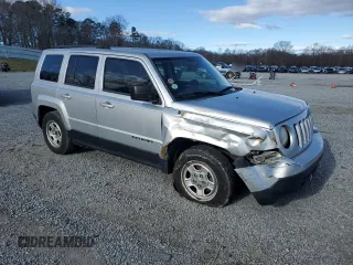 2013 Jeep Patriot Sport with VIN 1C4NJPBA5DD109246, listed as a Copart auction lot 47389545 with 211,330 mi miles and Salvage Title. Bid and sale history available at carsss.com. Image 4.