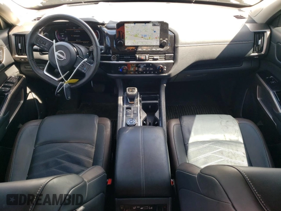 2024 Nissan Pathfinder Platinum with VIN 5N1DR3DK3RC228313, listed as a Copart auction lot 58265575 with 27,387 mi miles and Salvage title. Bid and sale history available at DreamBid. Image 8.