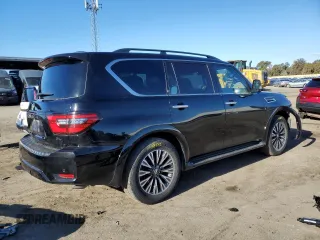 2022 Nissan Armada SL with VIN JN8AY2BA3N9392171, listed as a Copart auction lot 81129714 with 64,987 mi miles and Clean Title. Bid and sale history available at carsss.com. Image 3.