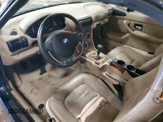 2001 BMW Z3 3.0i with VIN WBACN53451LJ58731, listed as a Copart auction lot 86268494 with 59,355 mi miles and Clean Title. Bid and sale history available at carsss.com. Image 8.