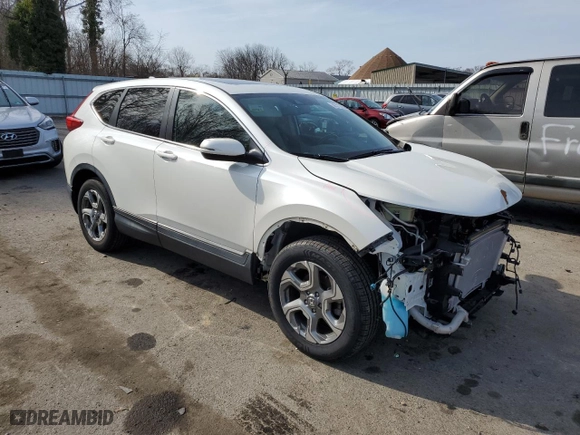 2017 Honda CR-V EX-L with VIN 2HKRW2H80HH626688, listed as a Copart auction lot 48712255 with 27,884 mi miles and Salvage Title. Bid and sale history available at carsss.com. Image 4.