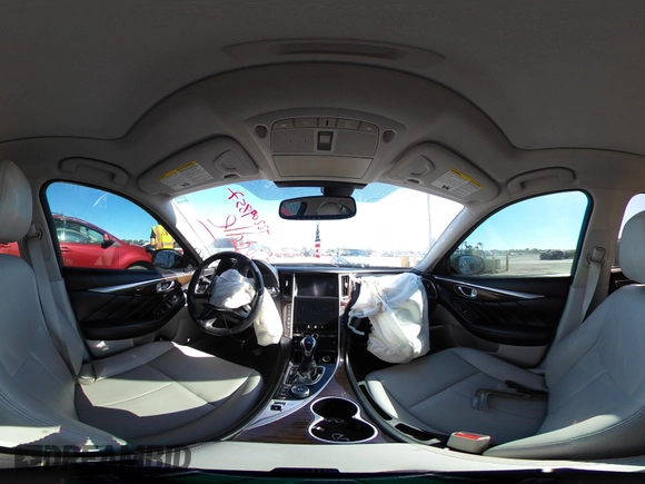 2018 Infiniti Q50 Luxe with VIN JN1EV7AP1JM351430, listed as a IAAI auction lot 42209857 with 119,531 mi miles and . Bid and sale history available at carsss.com. Image 18.