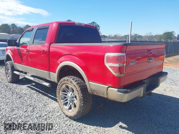2009 Ford F-150 XL with VIN 1FTPW12V89FA93890, listed as a IAAI auction lot 41649009 with 185,088 mi miles. Bid and sale history available at carsss.com. Image 3.