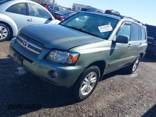 2007 Toyota Highlander Hybrid with VIN JTEGW21A870018929, listed as a IAAI auction lot 41735701 with 218,607 mi miles. Bid and sale history available at carsss.com. Image 2.