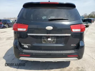 2017 Kia Sedona SX-L with VIN KNDME5C17H6334376, listed as a Copart auction lot 50873095 with 152,544 mi miles and Salvage Title. Bid and sale history available at carsss.com. Image 6.