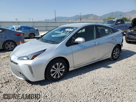 2022 Toyota Prius LE with VIN JTDL9MFU3N3037635, listed as a Copart auction lot 62325235 with 38,095 mi miles and Salvage title. Bid and sale history available at DreamBid. Image 1.