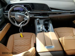 2024 Cadillac Escalade Premium Luxury with VIN 1GYS4BKL5RR109928, listed as a Copart auction lot 76373354 with 4,962 mi miles and Non Repairable. Bid and sale history available at carsss.com. Image 8.