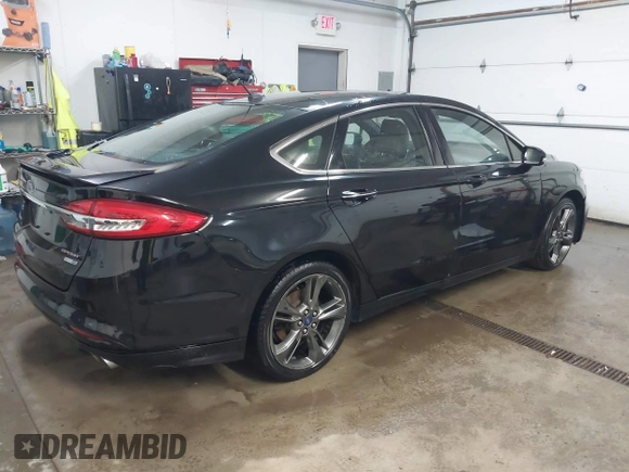 2017 Ford Fusion Sport with VIN 3FA6P0VP4HR154238, listed as a IAAI auction lot 41609483 with 94,508 mi miles. Bid and sale history available at carsss.com. Image 4.