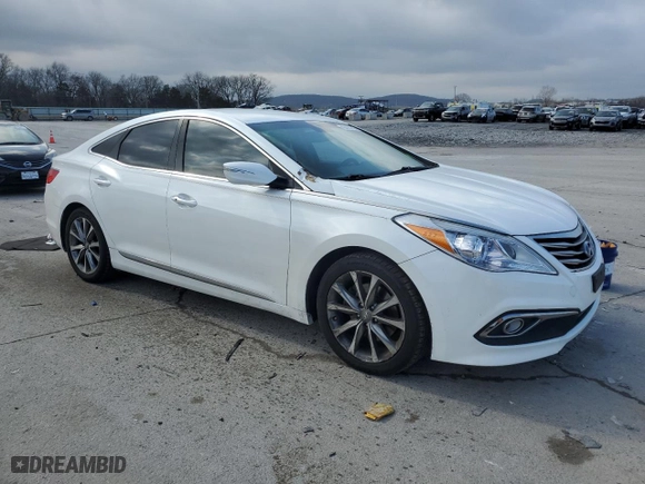 2015 Hyundai Azera Limited with VIN KMHFH4JG0FA434519, listed as a Copart auction lot 43418745 with 58,369 mi miles and Salvage Title. Bid and sale history available at carsss.com. Image 4.