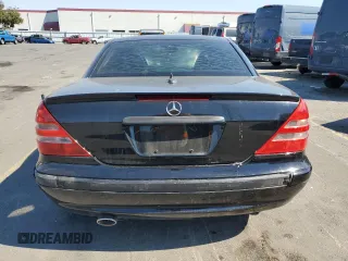 2001 Mercedes-Benz SLK-Class with VIN WDBKK65F71F175734, listed as a Copart auction lot 61874984 with 185,408 mi miles and Salvage Title. Bid and sale history available at carsss.com. Image 6.