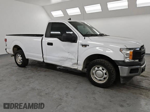2020 Ford F-150 XL with VIN 1FTMF1C55LKE28314, listed as a Copart auction lot 85907654 with 127,340 mi miles and Clean Title. Bid and sale history available at carsss.com. Image 4.