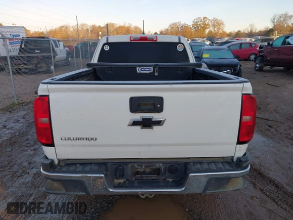2015 Chevrolet Colorado 2WD WT с VIN 1GCHSAEA2F1233627, выставлен на аукционе IAAI как лот 41089177 с пробегом 110 181 миль миль и . История ставок и продаж доступна на DreamBid. Изображение 16.
