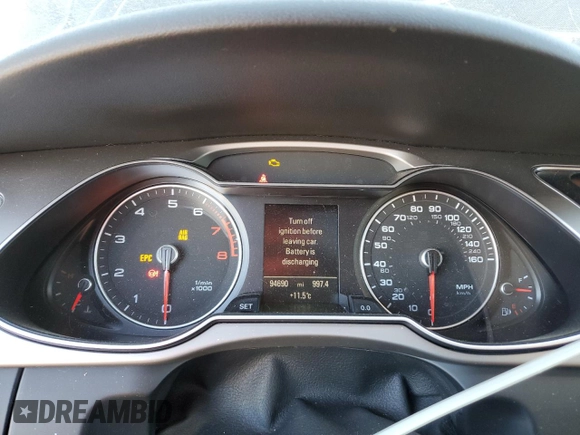 2014 Audi A4 Prestige with VIN WAUMFAFL9EN041175, listed as a Copart auction lot 83340014 with 94,690 mi miles and Salvage Title. Bid and sale history available at carsss.com. Image 9.