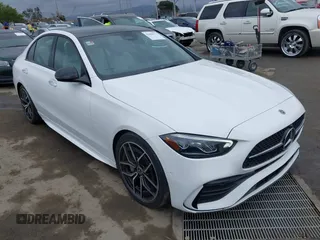 2023 Mercedes-Benz C 300 z VIN W1KAF4GB3PR121215, wystawiony jako IAAI lot #42068171 z przebiegiem 15 082 mil mil oraz . Historia ofert i sprzedaży dostępna na DreamBid. Obrazek 1.