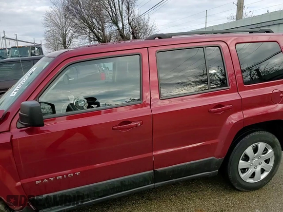 2017 Jeep Patriot 75th Anniversary with VIN 1C4NJRBB3HD138707, listed as a Copart auction lot 86514974 with 96,937 mi miles and Salvage Title. Bid and sale history available at carsss.com. Image 11.