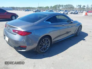 2017 Infiniti Q60 Red Sport 400 with VIN JN1FV7EL6HM700944, listed as a IAAI auction lot 41764147 with 157,211 mi miles and . Bid and sale history available at carsss.com. Image 4.