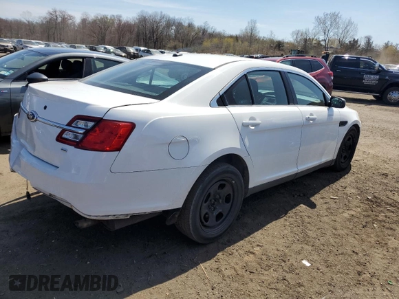 2014 Ford Police Interceptor with VIN 1FAHP2MK1EG124336, listed as a Copart auction lot 53549225 with 117,319 mi miles and Salvage title. Bid and sale history available at DreamBid. Image 3.