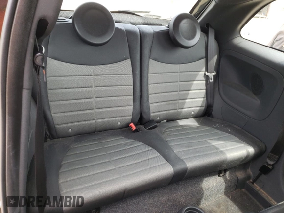 2013 FIAT 500 Sport with VIN 3C3CFFBR1DT544580, listed as a Copart auction lot 54379225 with 95,457 mi miles and Salvage Title. Bid and sale history available at carsss.com. Image 11.