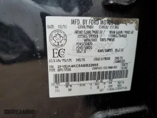 2010 Ford Edge Limited with VIN 2FMDK4KC5ABB22665, listed as a Copart auction lot 50846015 with 222,823 mi miles and Salvage Title. Bid and sale history available at carsss.com. Image 13.