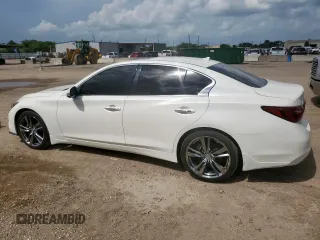 2021 Infiniti Q50 Signature Edition z VIN JN1EV7CP6MM706805, wystawiony jako Copart lot #64873545 z przebiegiem 19 038 mil mil oraz Czysty tytuł • Clean title. Historia ofert i sprzedaży dostępna na DreamBid. Obrazek 2.