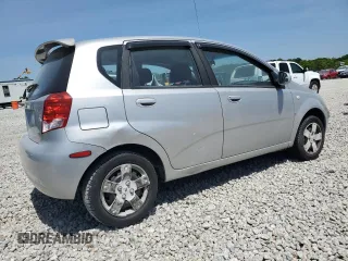 2007 Chevrolet Aveo LS with VIN KL1TD66617B758922, listed as a Copart auction lot 52804665 with 91,639 mi miles and Salvage title. Bid and sale history available at DreamBid. Image 3.