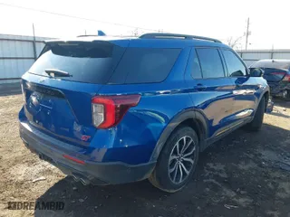 2020 Ford Explorer ST with VIN 1FM5K8GC4LGB77222, listed as a IAAI auction lot 41214310 with 1 mi miles. Bid and sale history available at carsss.com. Image 4.
