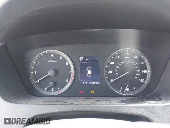 2016 Hyundai Sonata 2.4L with VIN 5NPE24AF6GH353754, listed as a IAAI auction lot 42117960 with 160,383 mi miles and . Bid and sale history available at carsss.com. Image 7.