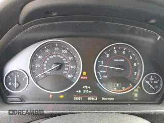 2016 BMW 3 Series 328i with VIN WBA8E9G54GNT43690, listed as a Copart auction lot 43991545 with 65,081 mi miles and Salvage Title. Bid and sale history available at carsss.com. Image 9.