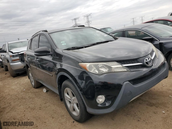 2014 Toyota RAV4 XLE with VIN 2T3WFREV0EW127982, listed as a Copart auction lot 49203355 with 0 mi miles and Salvage Title. Bid and sale history available at carsss.com. Image 4.