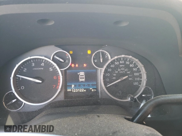 2015 Toyota Tundra SR z VIN 5TFCW5F16FX019046, wystawiony jako Copart lot #57388105 z przebiegiem 123 122 mil mil oraz Szkoda całkowita • Salvage title. Historia ofert i sprzedaży dostępna na DreamBid. Obrazek 9.