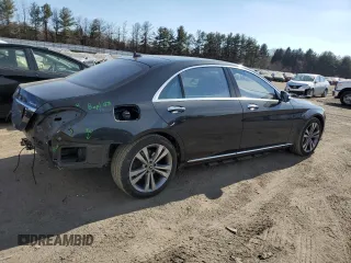 2019 Mercedes-Benz S 450 with VIN WDDUG6EB8KA440903, listed as a Copart auction lot 46684385 with 30,969 mi miles and Salvage title. Bid and sale history available at DreamBid. Image 3.