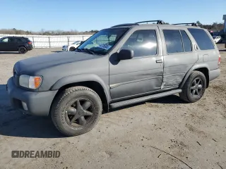 2001 Nissan Pathfinder LE z VIN JN8DR07Y31W523468, wystawiony jako Copart lot #47755385 z przebiegiem 214 504 mil mil oraz Szkoda całkowita • Salvage title. Historia ofert i sprzedaży dostępna na DreamBid. Obrazek 1.