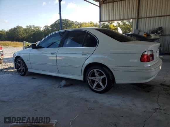 2003 BMW 5 Series 525iA with VIN WBADT434X3G026533, listed as a Copart auction lot 76182274 with 0 mi miles and Clean Title. Bid and sale history available at carsss.com. Image 2.