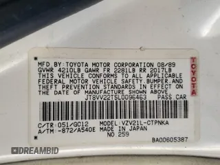 1990 Lexus ES z VIN JT8VV22T5L0096463, wystawiony jako Copart lot #70032254 z przebiegiem 127 414 mil mil oraz Szkoda całkowita • Salvage title. Historia ofert i sprzedaży dostępna na DreamBid. Obrazek 12.
