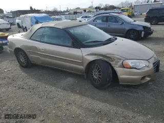 2004 Chrysler Sebring LX with VIN 1C3EL45X84N380308, listed as a Copart auction lot 87330434 with 81,169 mi miles and Salvage Title. Bid and sale history available at carsss.com. Image 4.