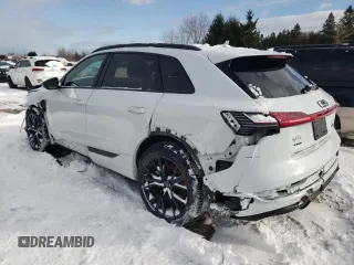 2022 Audi e-tron Premium with VIN WA1AAAGE4NB023103, listed as a Copart auction lot 43551575 with 97,461 mi miles and Salvage Title. Bid and sale history available at DreamBid. Image 2.