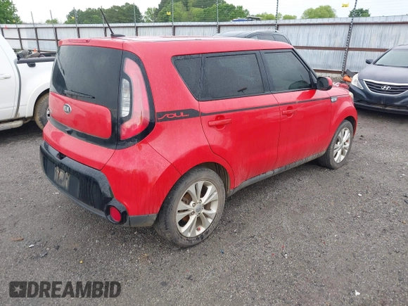 2016 Kia Soul + with VIN KNDJP3A58G7819089, listed as a IAAI auction lot 42155941 with 162,221 mi miles and . Bid and sale history available at DreamBid. Image 4.