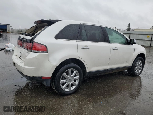 2009 Lincoln MKX with VIN 2LMDU68C99BJ09673, listed as a Copart auction lot 86646834 with 121,835 mi miles and Salvage Title. Bid and sale history available at DreamBid. Image 3.