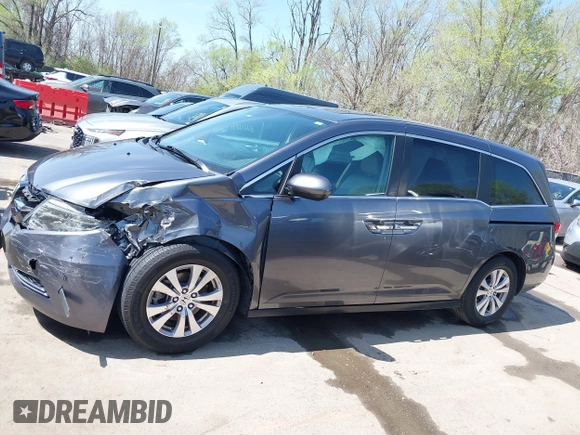 2014 Honda Odyssey EX-L with VIN 5FNRL5H64EB100941, listed as a IAAI auction lot 41918845 with 175,748 mi miles and . Bid and sale history available at DreamBid. Image 14.