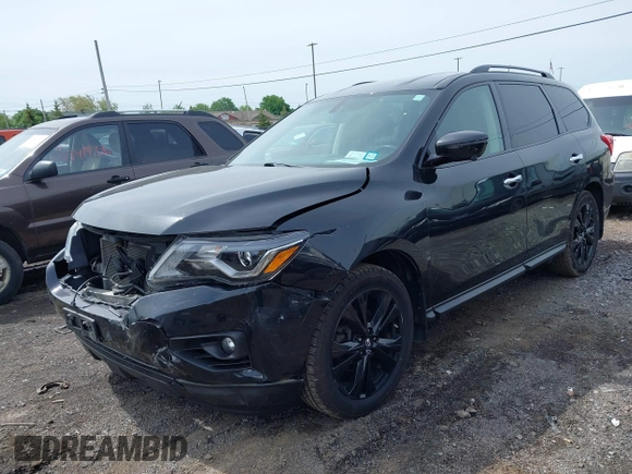 2018 Nissan Pathfinder SL with VIN 5N1DR2MM3JC646175, listed as a IAAI auction lot 42346914 with 90,789 mi miles and . Bid and sale history available at DreamBid. Image 19.