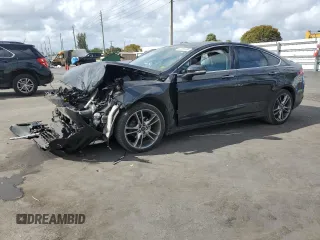 2014 Ford Fusion Titanium with VIN 3FA6P0K90ER190672, listed as a Copart auction lot 50535565 with 139,077 mi miles and Salvage Title. Bid and sale history available at DreamBid. Image 1.