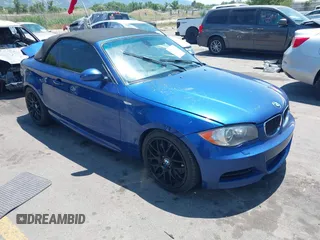2009 BMW 1 Series 135i with VIN WBAUN93589VK41171, listed as a IAAI auction lot 42397429 with 127,304 mi miles and . Bid and sale history available at DreamBid. Image 1.