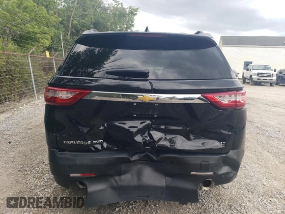 2021 Chevrolet Traverse LT Leather with VIN 1GNEVHKW6MJ262684, listed as a Copart auction lot 64939884 with 27,744 mi miles and Salvage Title. Bid and sale history available at carsss.com. Image 6.