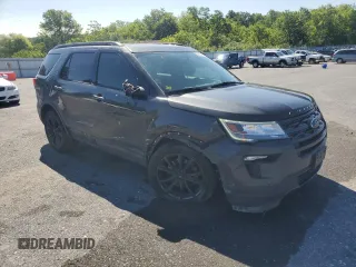 2018 Ford Explorer XLT with VIN 1FM5K7D86JGC53918, listed as a Copart auction lot 58829235 with 91,593 mi miles and Salvage title. Bid and sale history available at DreamBid. Image 4.
