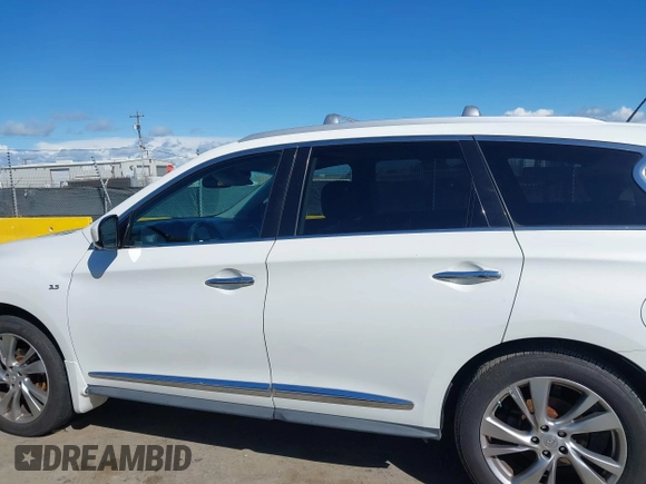 2014 Infiniti QX60 with VIN 5N1AL0MM9EC514942, listed as a IAAI auction lot 41807452 with 178,540 mi miles and . Bid and sale history available at DreamBid. Image 14.