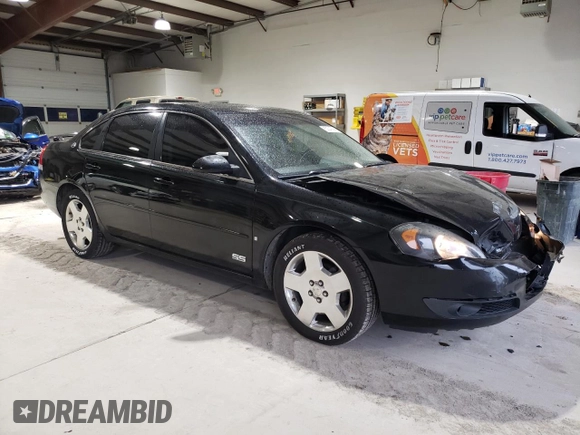 2006 Chevrolet Impala SS with VIN 2G1WD58C769320174, listed as a Copart auction lot 52343995 with 207,386 mi miles and Salvage Title. Bid and sale history available at DreamBid. Image 4.