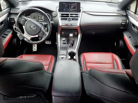 2021 Lexus NX 300 F Sport with VIN JTJSARDZ5M2251025, listed as a Copart auction lot 57950625 with 32,844 mi miles and Salvage title. Bid and sale history available at DreamBid. Image 8.