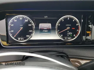 2016 Mercedes-Benz S 550 with VIN WDDUG8CB8GA209960, listed as a Copart auction lot 43366595 with 77,081 mi miles and Clean Title. Bid and sale history available at carsss.com. Image 9.
