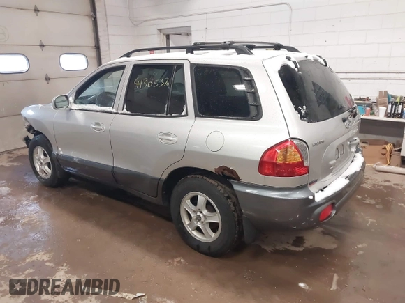 2003 Hyundai Santa Fe GLS with VIN KM8SC73D83U428723, listed as a IAAI auction lot 41305370 with 244,579 mi miles. Bid and sale history available at carsss.com. Image 3.